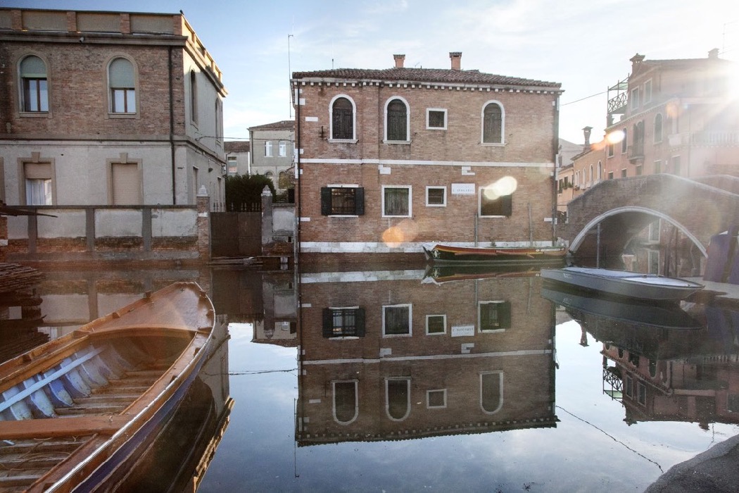 View from the Tramontin Gondola boatyard, Venezia